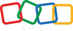 zoho-logo-darkbg – optimizemydata.com Zoho logo